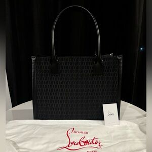 Christian Louboutin By My Side Large Jaquard Tote